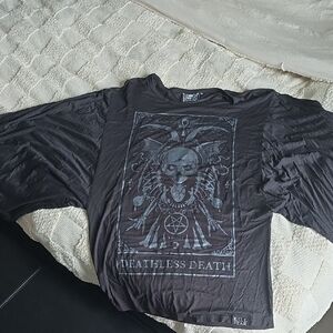 Killstar Deathless Death Black Long Sleeve Tee